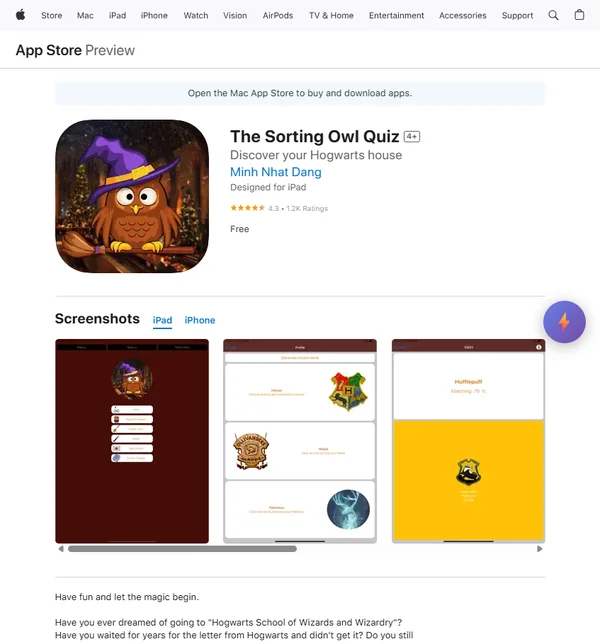 The Sorting Owl Quiz