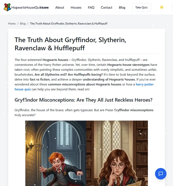 The Truth About Gryffindor, Slytherin, Ravenclaw & Hufflepuff