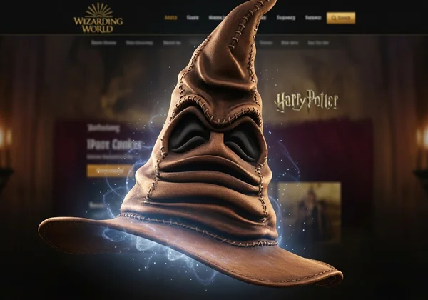 The iconic Sorting Hat from the Wizarding World quiz